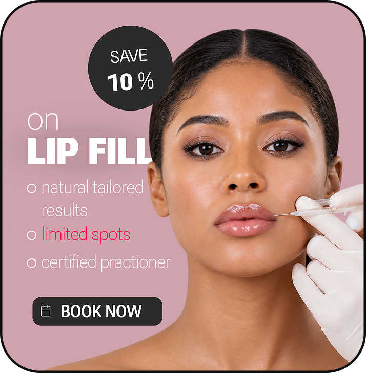 Ad offer for a lip filler procedure